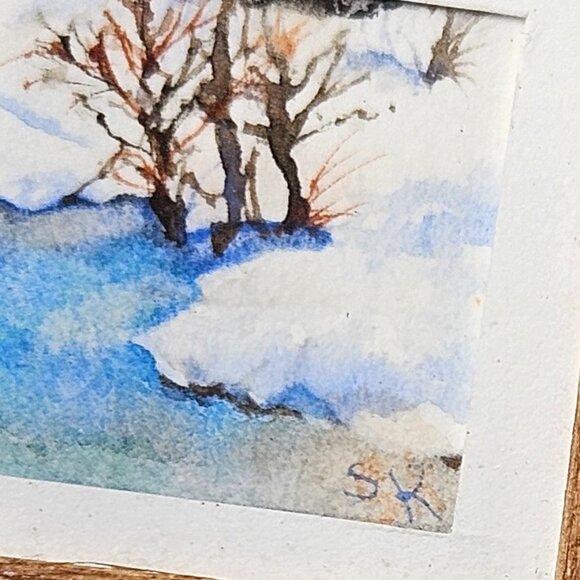 Original Watercolor for your Dollhouse by Stephanie T. Kemper - Picture 2 of 5